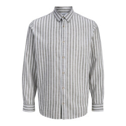Jack & Jones Jjesummer linen blend shirt ls sn dessin