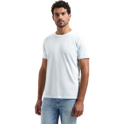 No Excess T-shirt crewneck striped sky