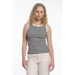 Rino & Pelle Uma.7002621 rino&pelle tanktop black white striped