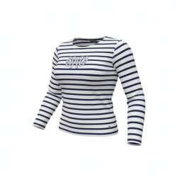 Red Button Terry stripe