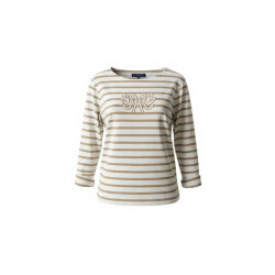 Red Button Terry stripe