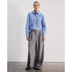 WithBlack Blouse lange mouw 00001248 wbllemon