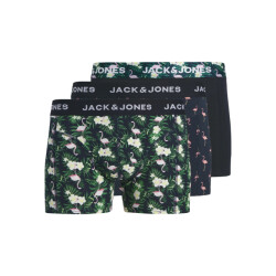 Jack & Jones Heren boxershorts trunks jacflamingo flamingo print 3-pack multicolor