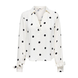 Only onlbelem l/s bow top wvn sud 15365755 cloud dancer