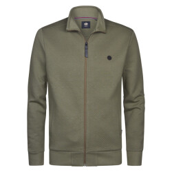 Petrol Industries men sweater collar zip m-1060-swc333 6134 dusty army