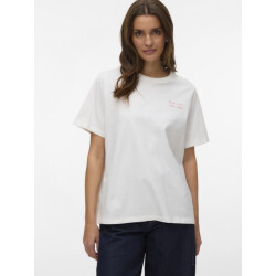 Vero Moda vmyvonne caty ss top box jrs 10338502 snow white