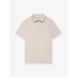Valenza Supima polo zip collar s/s grey