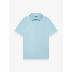 Valenza Supima polo zip collar s/s diamond
