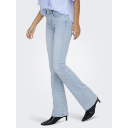ONLY Dames Onlriley Life Ex Hw STR DNM Dot353 Noos broek, Medium Blue Denim, 26W / 32L EU, blauw (medium blue denim), 26W / 32L