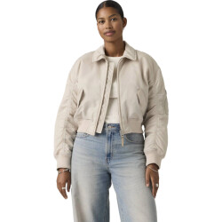 Levi's Bowie crop bomber chateau gray