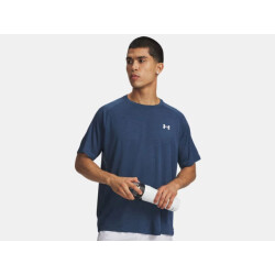 Under Armour ua tech textured ss-blu training t-shirt korte mouw heren -