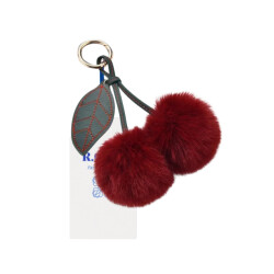 R.o.s.e. Charm cherry fur | maat: one | | dames