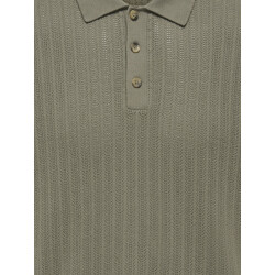 Only & Sons Onsmoon reg 12 ss polo knit noos army