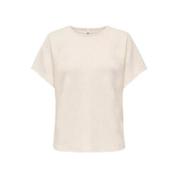 Only Onlvelma ss loose o-neck top jrs off-white