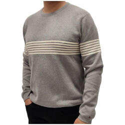 Tommy Hilfiger Heren contrast gestreepte sweater top regular