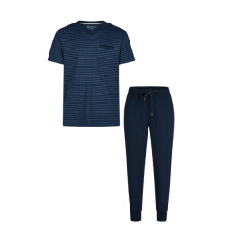 Phil & Co Essential heren pyjama set korte mouw /gestreept