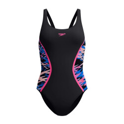 Speedo hyperboom splice muscleb 1p wedstrijd badpak dames -