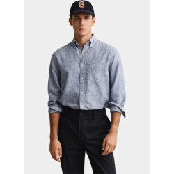 Gant Overhemd heren overoverhemd van linnenmix 3250082/442