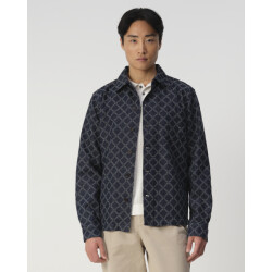 J.C. Rags Overshirt dark blue dessin