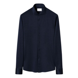 Eton Filo di scozia knit shirt lange mouw overhemden 100014987