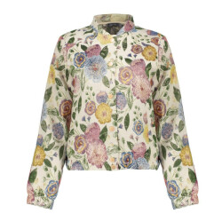 Geisha bomber jacket leaves 65090-26 720 sand/green/gold