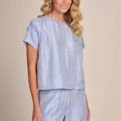 Due Amanti anny blouse celest