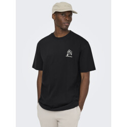 Only & Sons Onsfred life foodie rlx ss tee