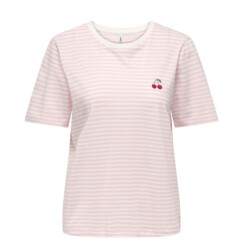 Only Onlhappy life s/s emb top jrs