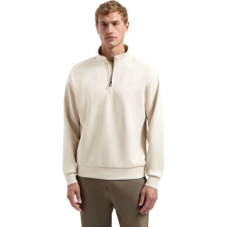 No Excess Sweater half zip interlock desert