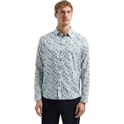 No Excess Shirt allover printed blue