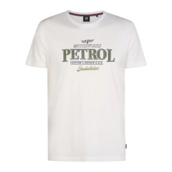 Petrol Industries Heren shirt m-1060-tsr600 0000 bright white