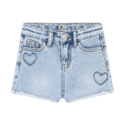 Daily 7 930433 denim shorts hearts