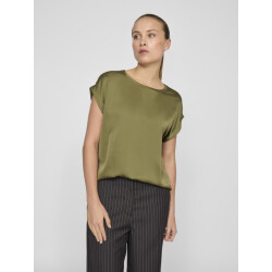Vila Viellette s/s satin top/su noos
