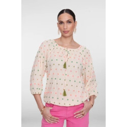 Geisha 63251-20 718 top ecru/green/blush