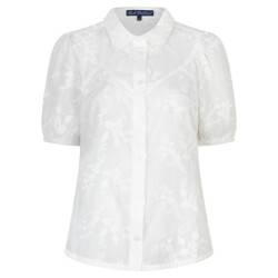 Red Button Blouse korte mouw srb4826 victoria