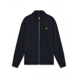 Lyle and Scott Ml2416v oique zip thtough dark navy z271 sweater cardigan
