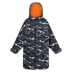Regatta Camouflage waterdichte veranderjas voor kinderen/kinderen