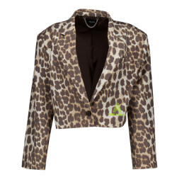 Alix The Label Ladies woves animal cropped blazer blazers 2602402565