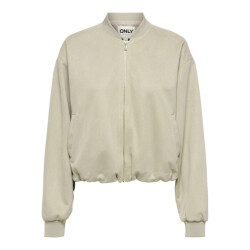 Only Onlmavi life ls faux suede bomber cc pnt zand