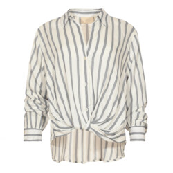 Maicazz Sense blouse-silver stripe