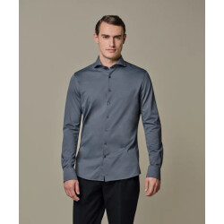 Profuomo Ppxh10032o shirt x-cutaway sf denim blue