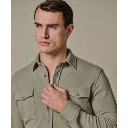Profuomo Ppxf10001g overshirt western mid green