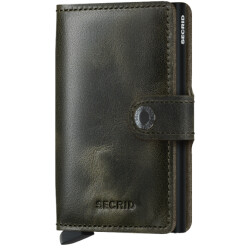 Secrid Miniwallet vintage olive black