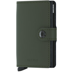 Secrid Miniwallet matte green black