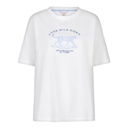 Esqualo T-shirt sp26-05013 offwhite/blue