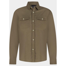 Bos Bright Blue Scotland blue overhemd heren xander shirt spe26114xa44sb/2002