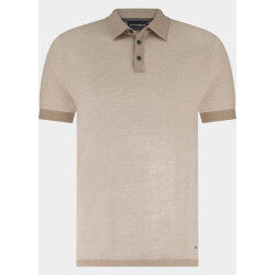 Bos Bright Blue Scotland blue polo heren wren knitted polo ss spe26106wr38sb/2501