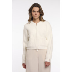 Rino & Pelle short cardigan with zipper closure bento.5002622 70 snow white