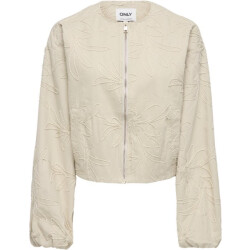 Only Onlisabella emb. bomber jacket otw ecru