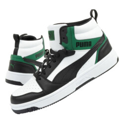 Puma Dames rebound v6 ecologisch leren enkellaarsjes